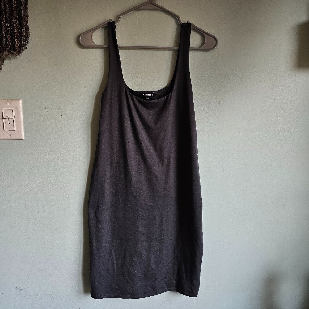 Express Grey Tank Bodycon Dress Size M
